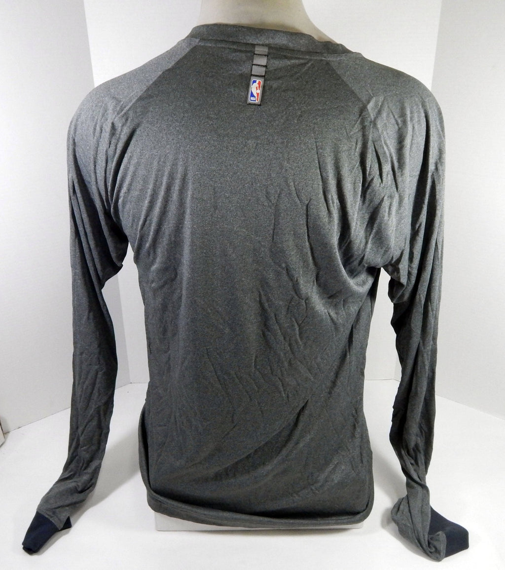 2014-15 New Orleans Pelicans Team Issued Grey Longsleeve Training Shirt 3XL+2 7 - DP61697