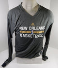 2014-15 New Orleans Pelicans Team Issued Grey Longsleeve Training Shirt 3XL+2 9 - DP61699