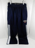 2014-15 New Orleans Pelicans TeamIssued Navy Travel Pants M DP62648 - DP62648