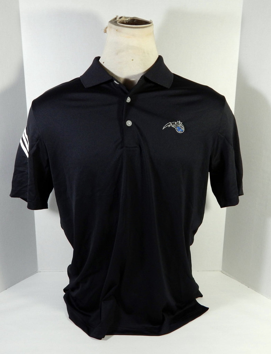 2014-15 Orlando Magic Team Issued Black CoolMAX Golf Coaches Polo Shirt M 06S - 712306S