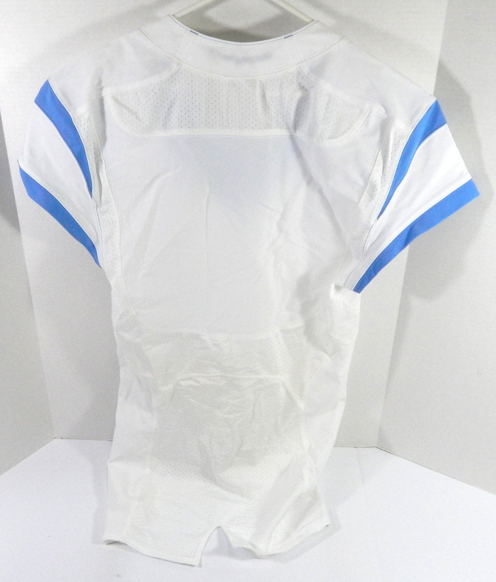 2014 North Carolina Tar Heels UNC Blank Game Issued White Jersey QB Cut 40 4511 - DP54511