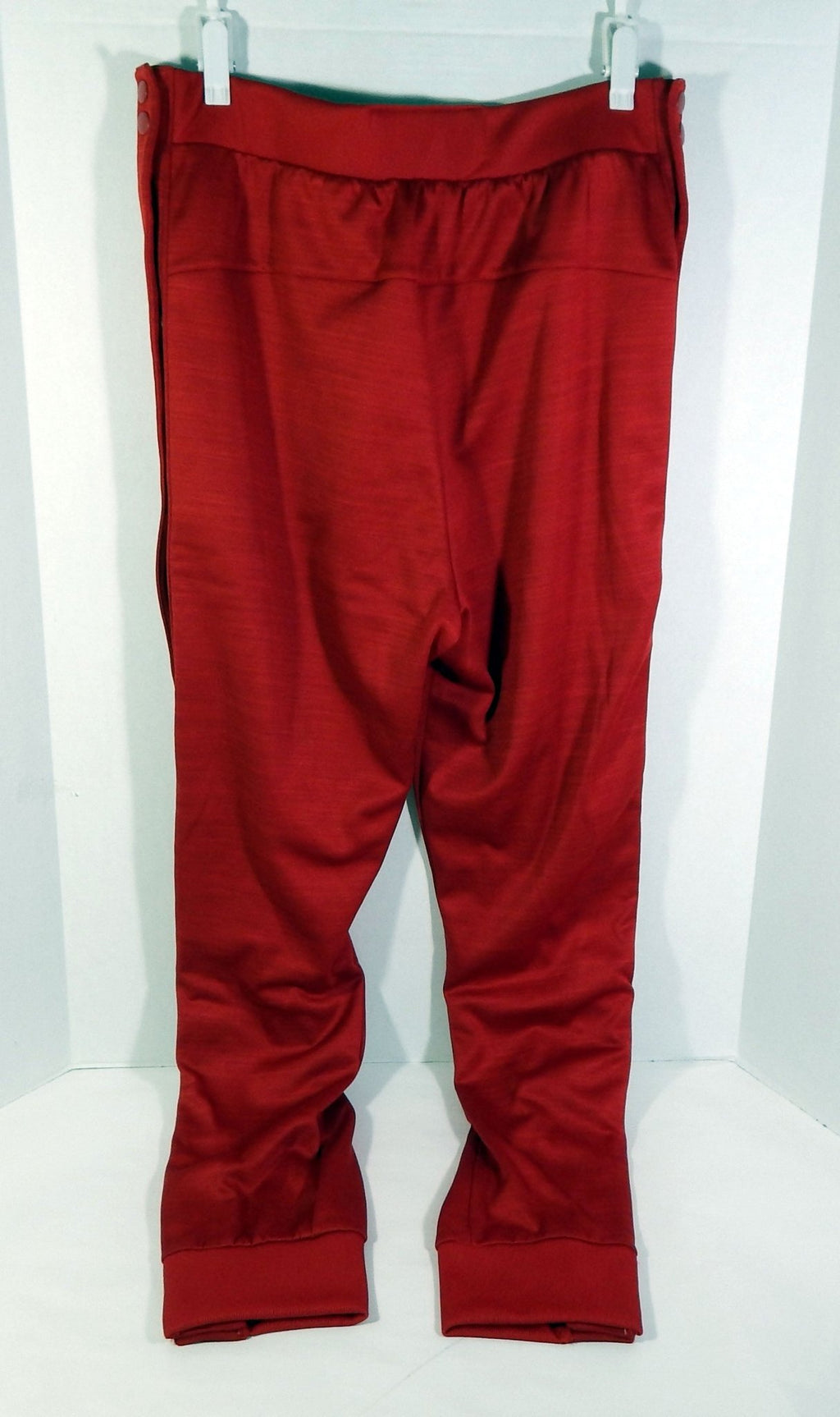 2015-16 Kansas Jayhawks Game Issued Red Tear Away Pants Basketball L+2 75S - 712275S