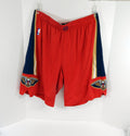 2015-16 New Orleans Pelicans Game Issued Red Shorts 3XL DP60541 - DP60541