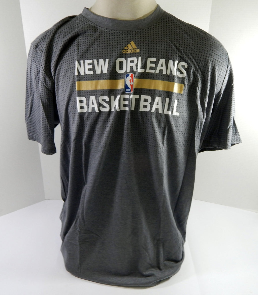 2015-16 New Orleans Pelicans Team Issued Grey Training Shirt 3XL DP52481 - DP52481