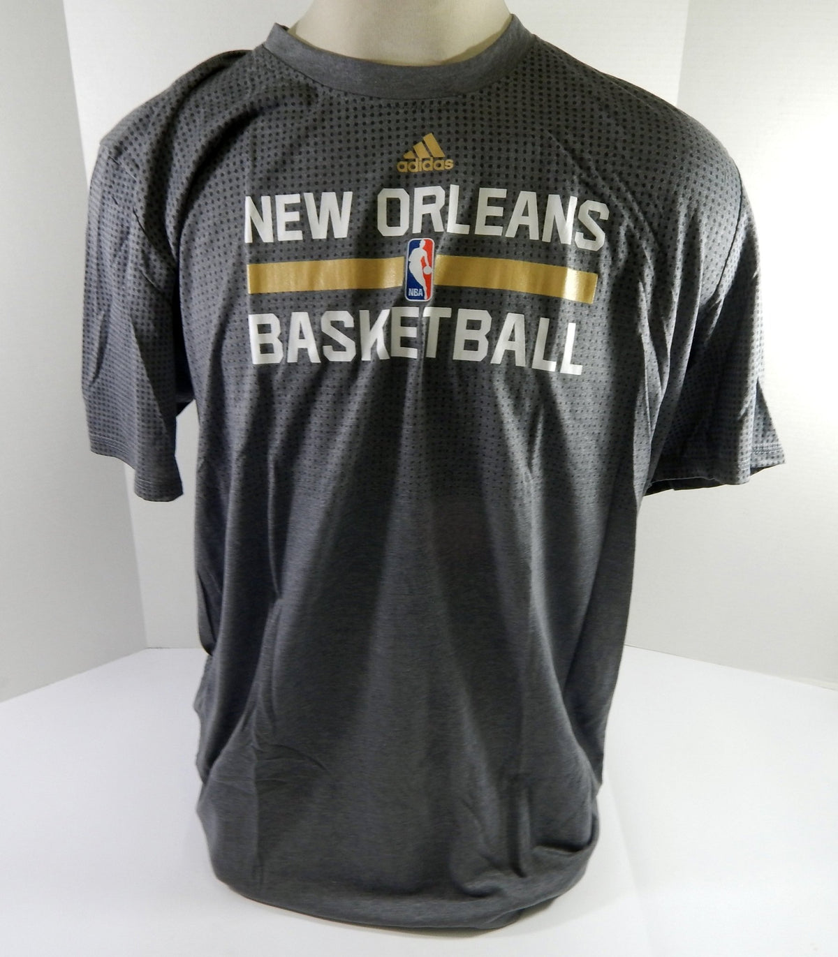 2015-16 New Orleans Pelicans Team Issued Grey Training Shirt 3XL DP52481 - DP52481