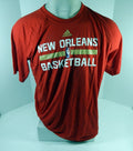 2015-16 New Orleans Pelicans Team Issued Red Training Shirt XL DP61668 - DP61668