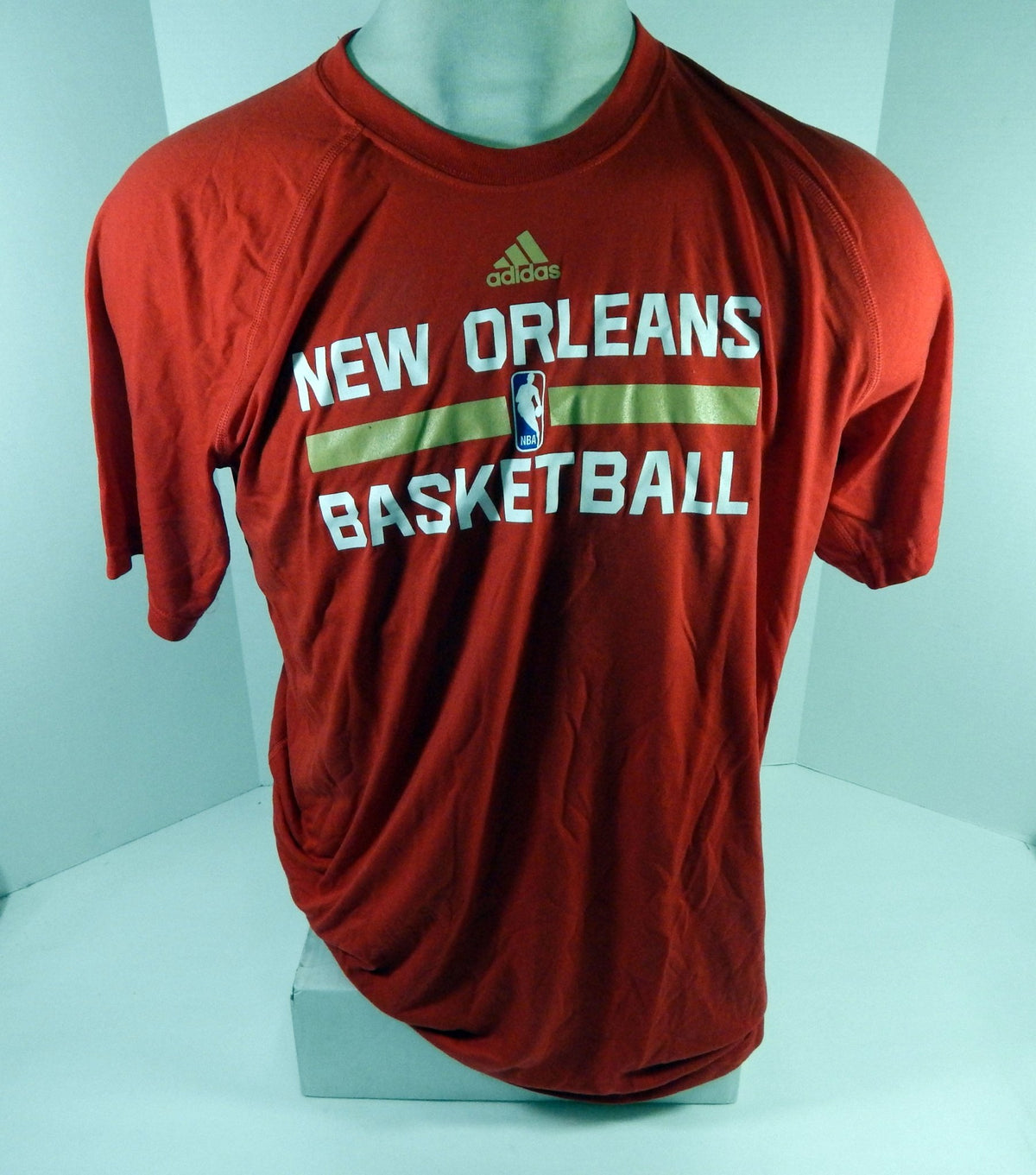 2015-16 New Orleans Pelicans Team Issued Red Training Shirt XL DP61668 - DP61668