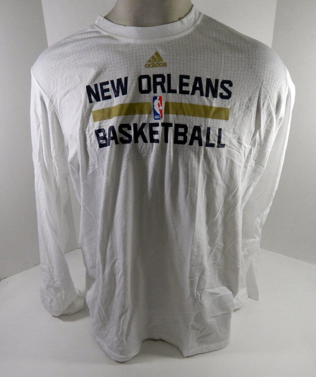 2015-16 New Orleans Pelicans Team Issued White Training Shirt 3XL DP61768 - DP61768