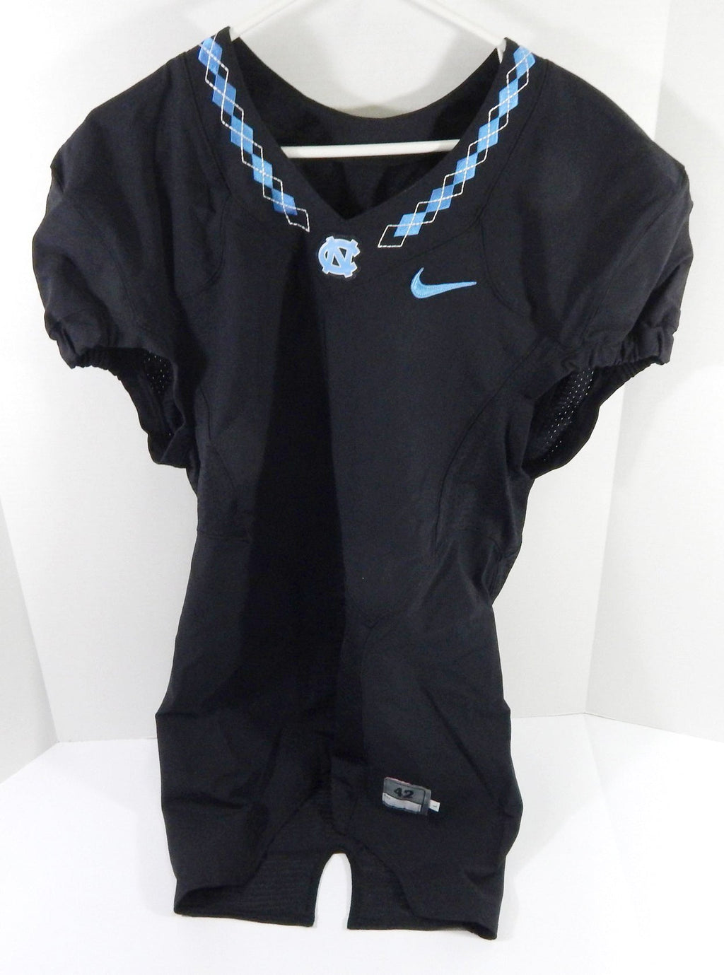 2015-16 North Carolina Tar Heels UNC Blank Game Issued Black Jersey 42 DP54651 - DP54651