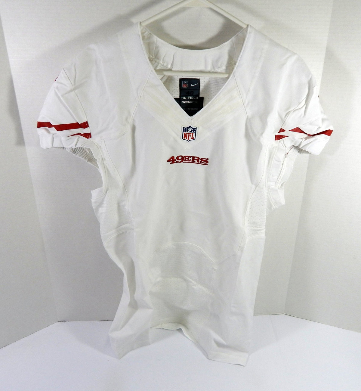 2015 San Francisco 49ers Blank Game Issued White Jersey 40 DP52571 - DP52571