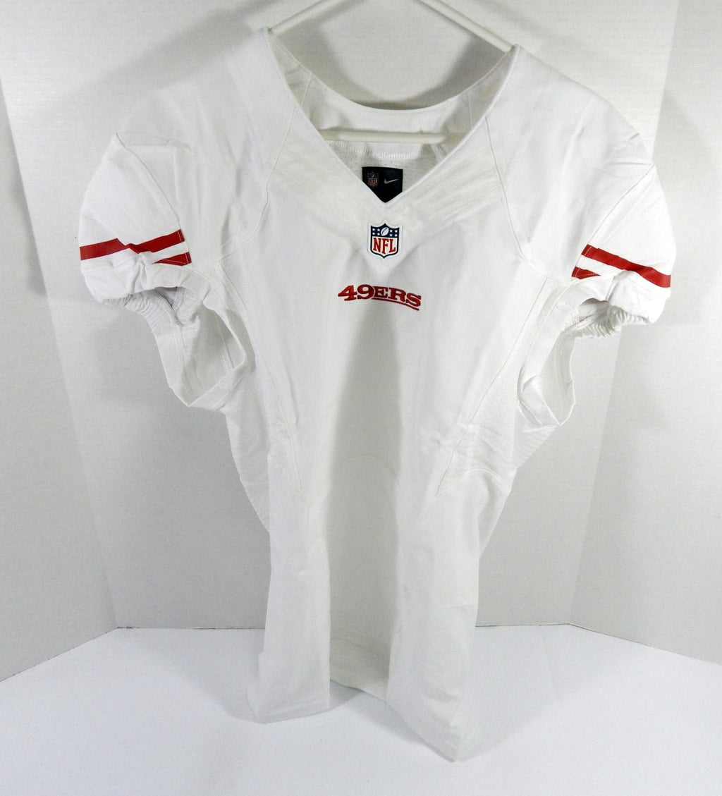 2015 San Francisco 49ers Blank Game Issued White Jersey 40 DP52594 - DP52594