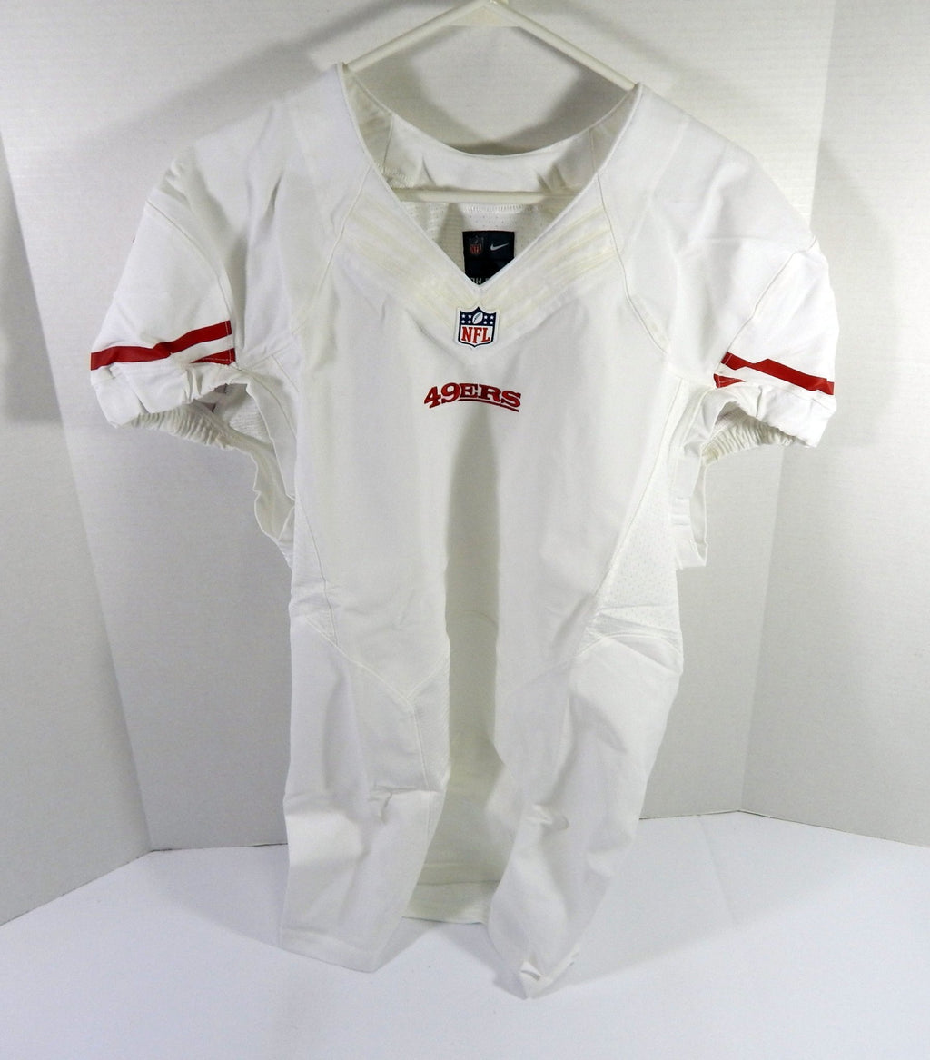 2015 San Francisco 49ers Blank Game Issued White Jersey 42 DP52534 - DP52534