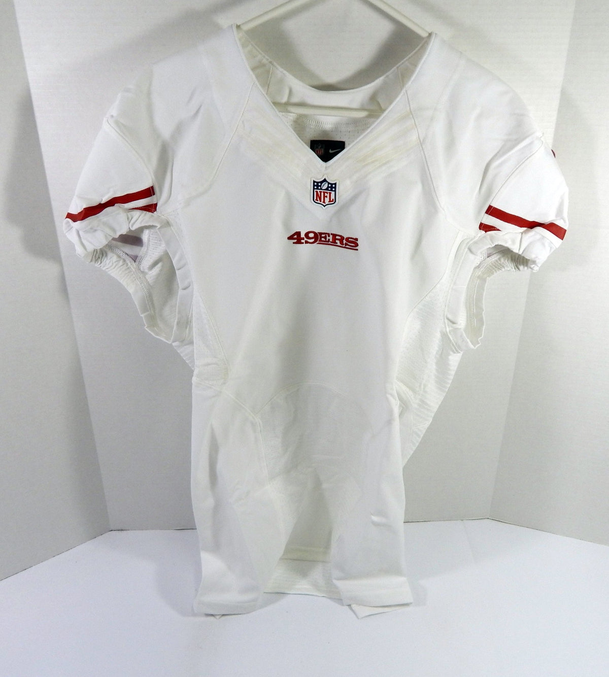 2015 San Francisco 49ers Blank Game Issued White Jersey 42 DP52536 - DP52536