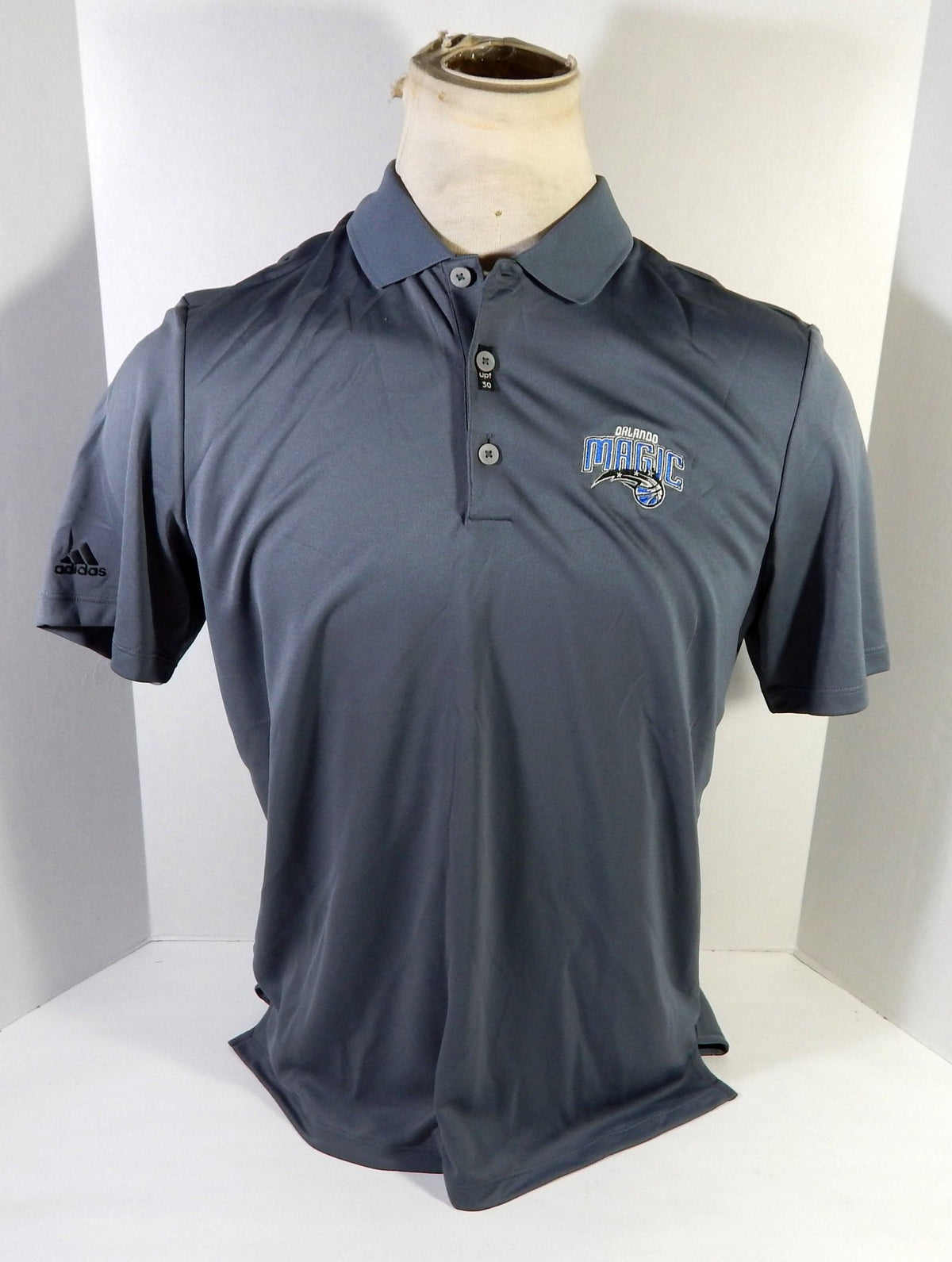 2016-17 Orlando Magic Team Issued Grey PUREMOTION Golf Coaches Polo Shirt M 05S - 712305S
