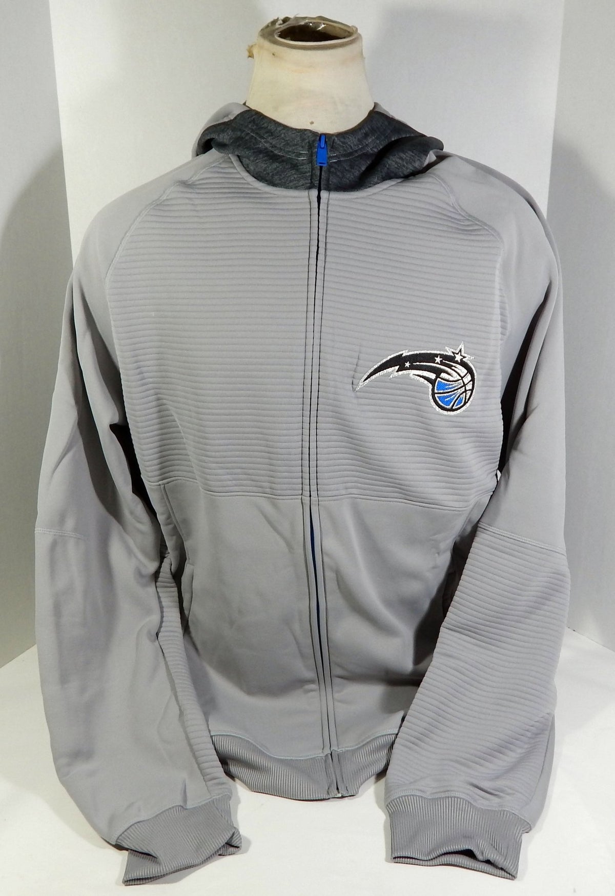 2016-17 Orlando Magic Team Issued Grey Travel Hoodie Sweatshirt 3XL+2 80S - 712280S