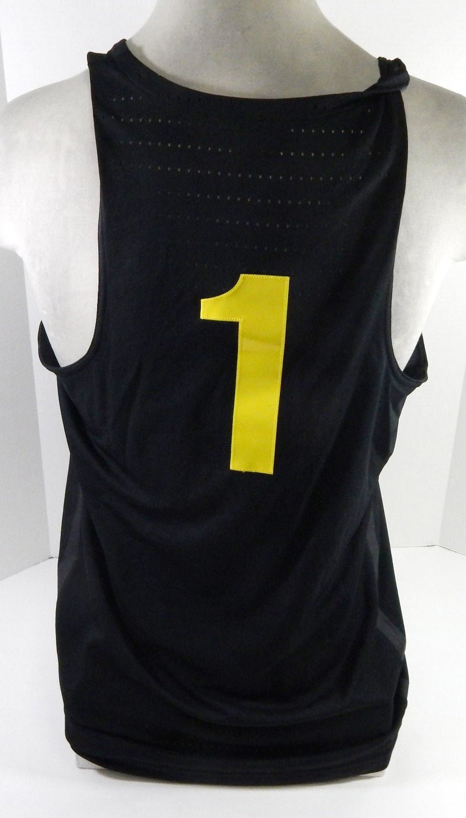 2016-2019 Oregon Ducks #1 Game Issued Black Jersey 50 DP60595 - DP60595