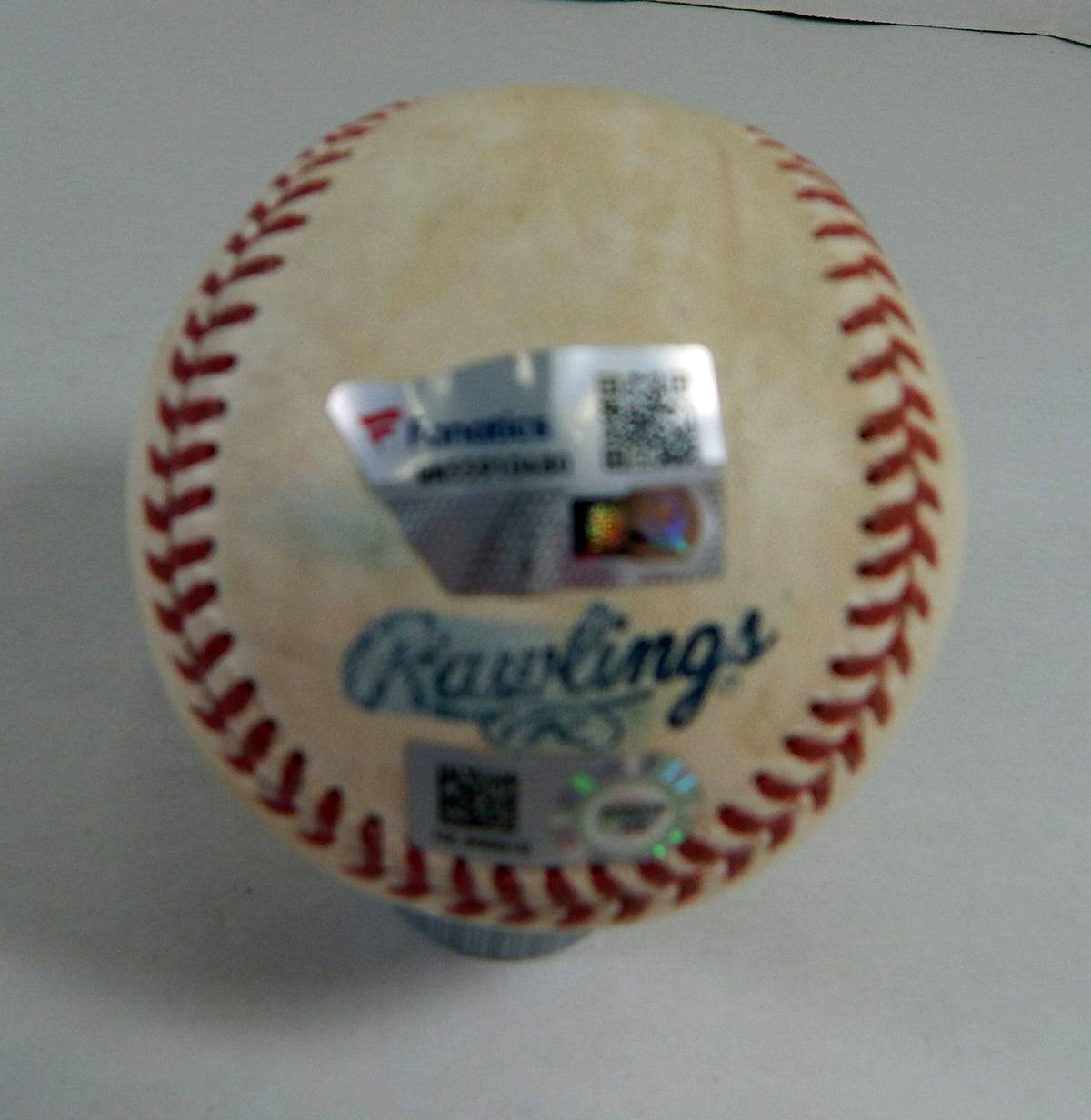 2016 Boston Red Sox Padres Game Used Baseball Paul Clemens Sandy Leon Fouled - DP58768