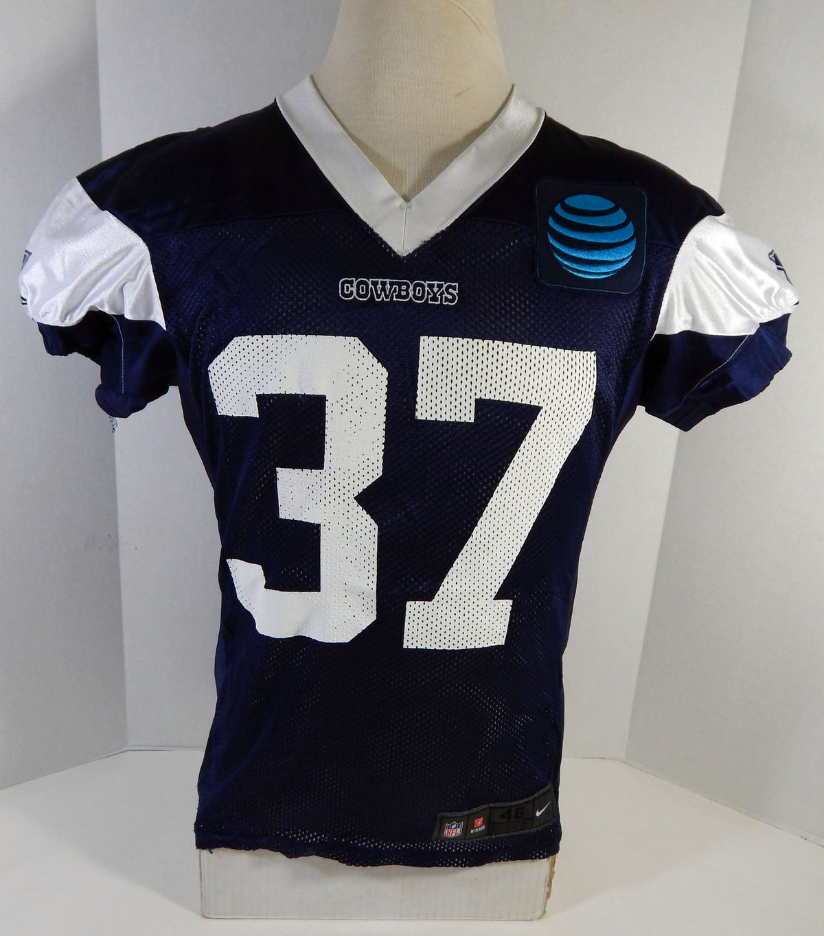 2016 Dallas Cowboys Jeremiah McKinnon #37 Game Issued Navy Practice Jersey 46 51 - DP18551