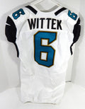 2016 Jacksonville Jaguars Max Wittek #6 Game Issued White Jersey 42 DP59864 - DP59864