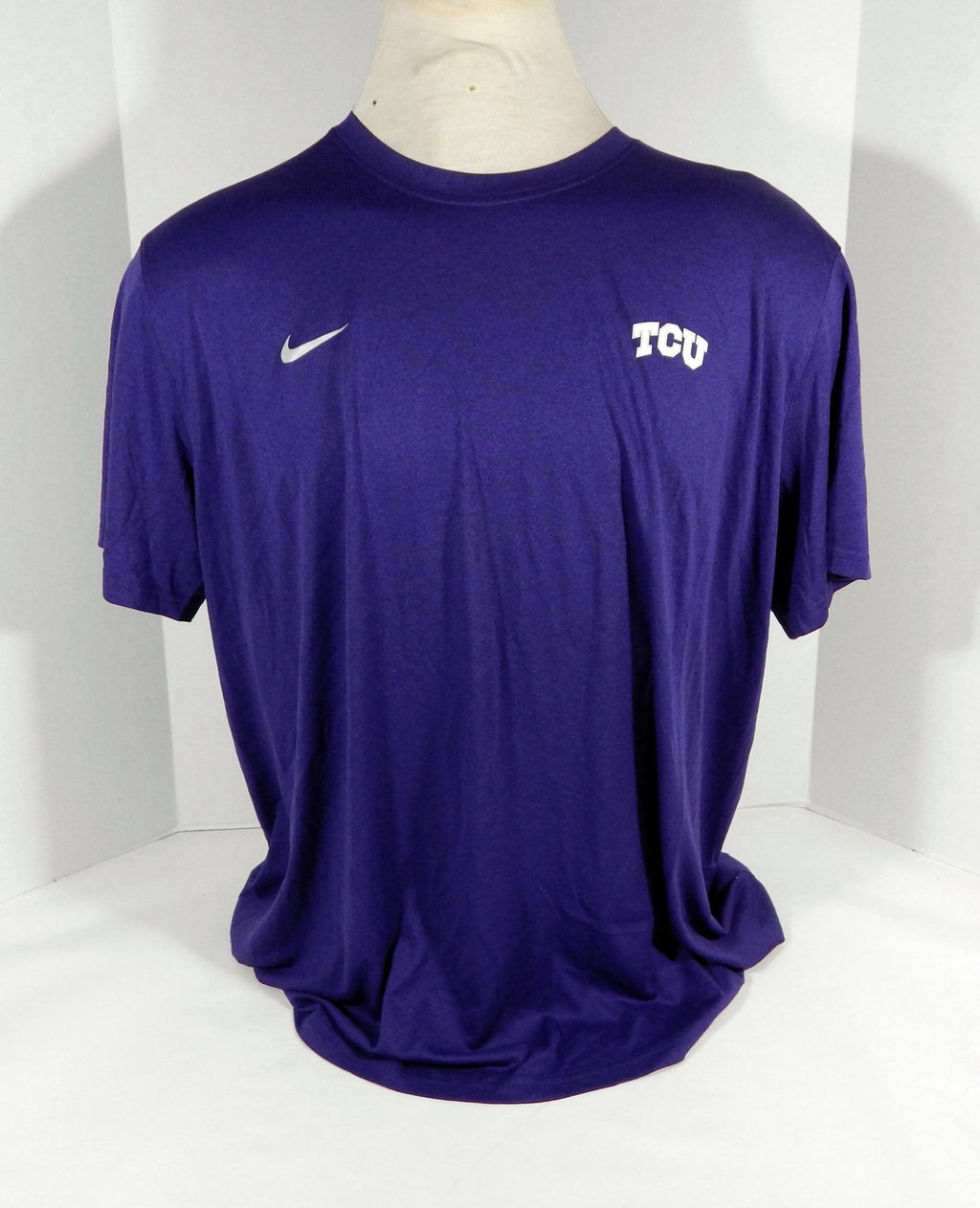 2016 Texas Christian TCU Horned Frogs Team Issued Purple Training Shirt 2XL 29S - 712229S
