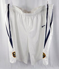 2017-18 Denver Nuggets Game Issued White Basketball Practice Shorts 2XLT 783 - DP117783