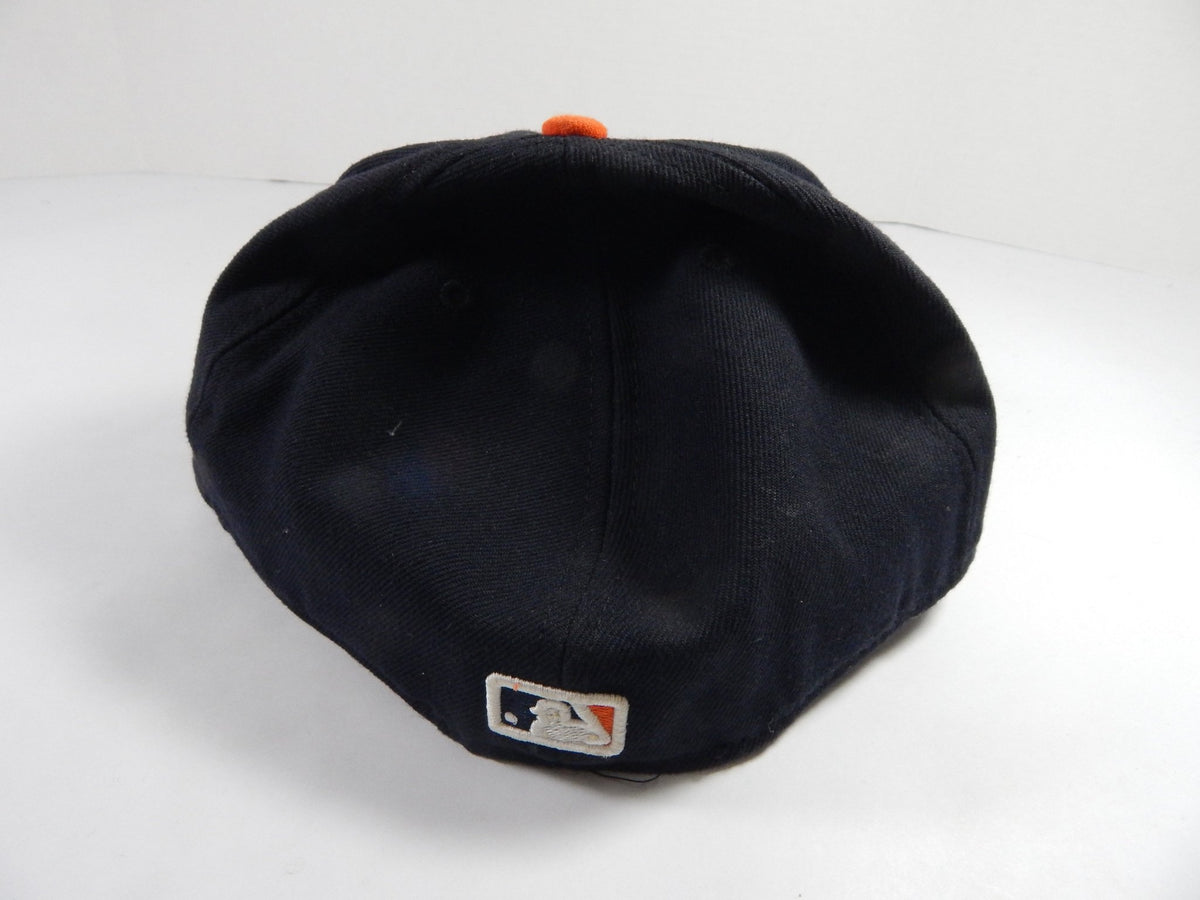 2017 Detroit Tigers Dave Clark #25 Game Issued Pos Used Navy Hat 7.625 DP49883 - DP49883