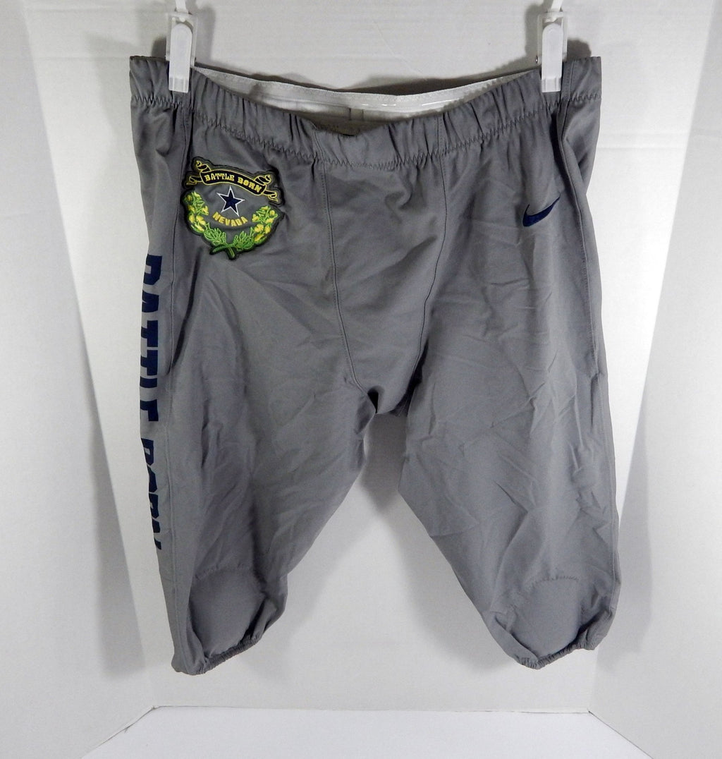 2017 Nevada Wolf Pack Game Issued Grey Pants Battle Born XL DP57243 - DP57243