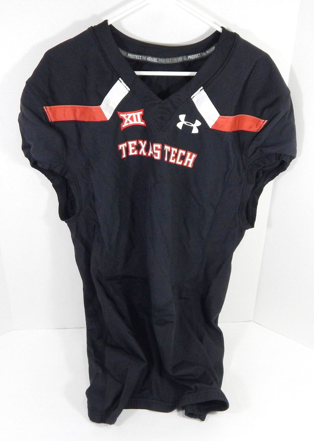 2017 Texas Tech Red Raiders BlankGame Issued Black Jersey 48 DP56909 - DP56909