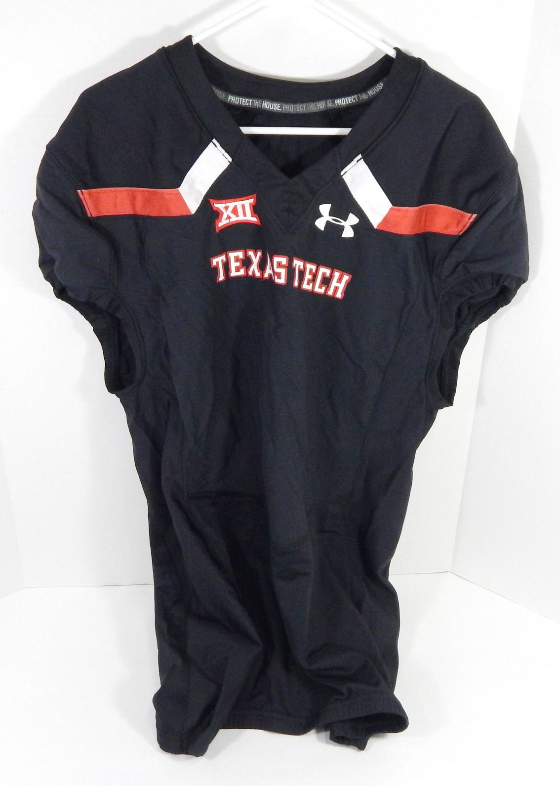2017 Texas Tech Red Raiders BlankGame Issued Black Jersey 48 DP56909 - DP56909