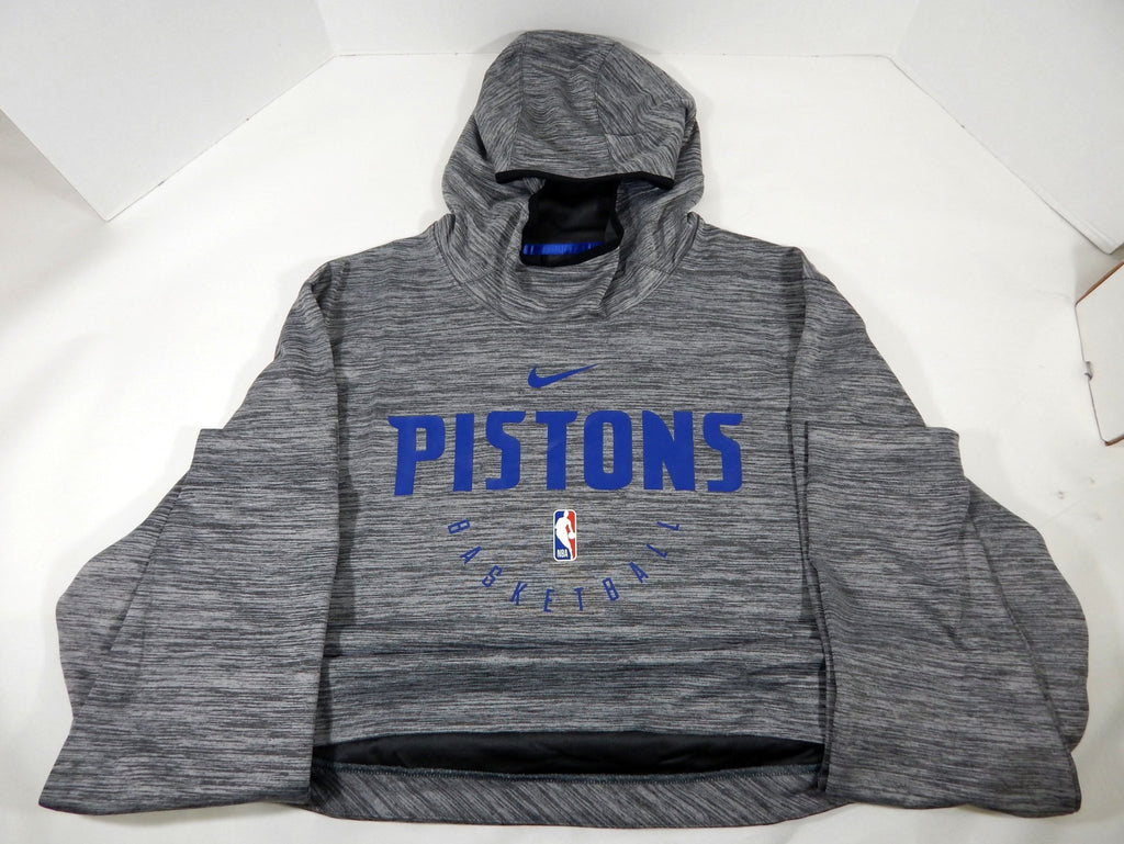2018-19 Detroit Pistons Team Issued Grey Travel Hoodie Sweatshirt 34091 3XLT 56S - 712156S