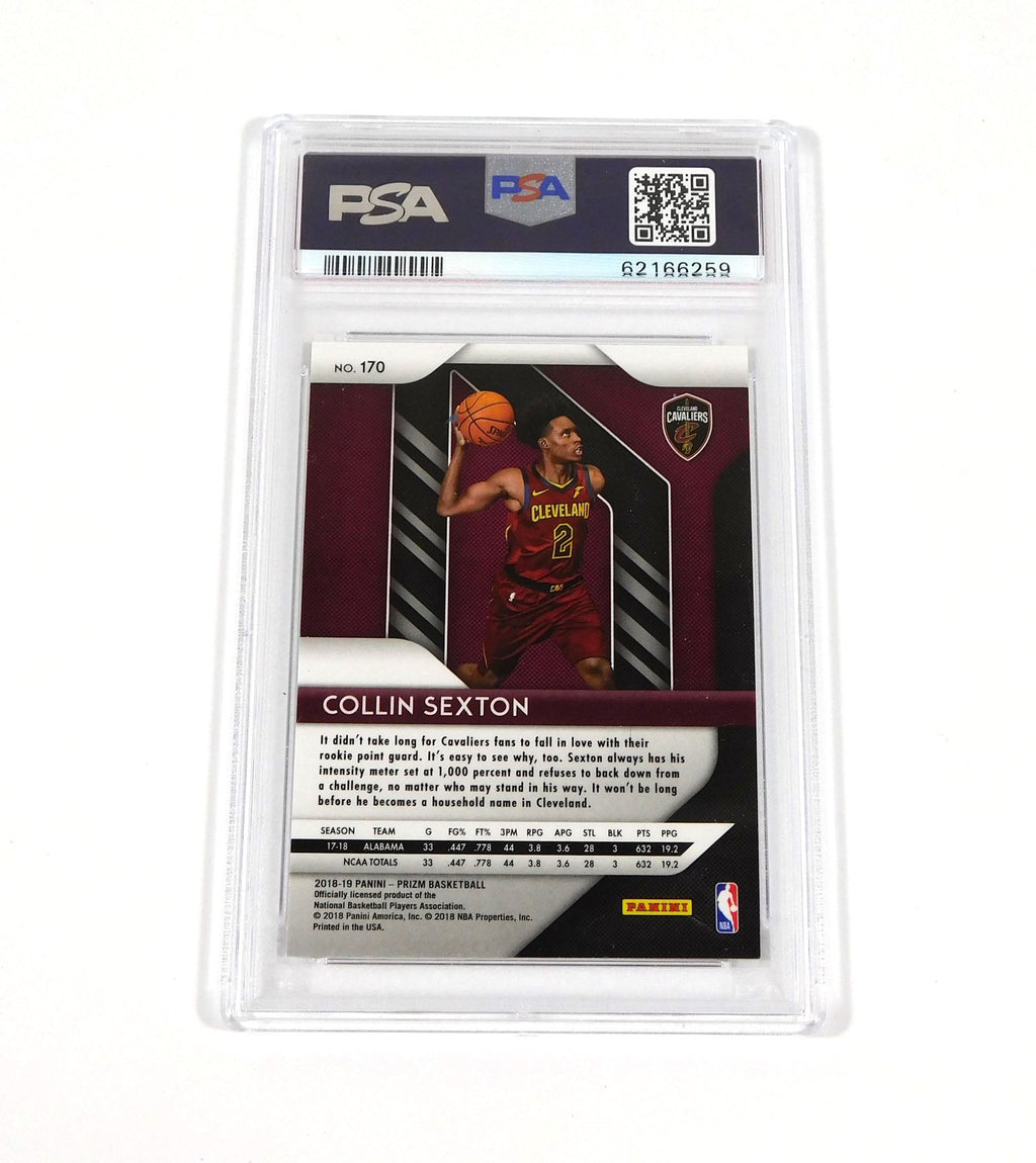 2018-19 Panini Prizm Collin Sexton #170 Rookie Cavaliers PSA 10 DA050969 - DA050969