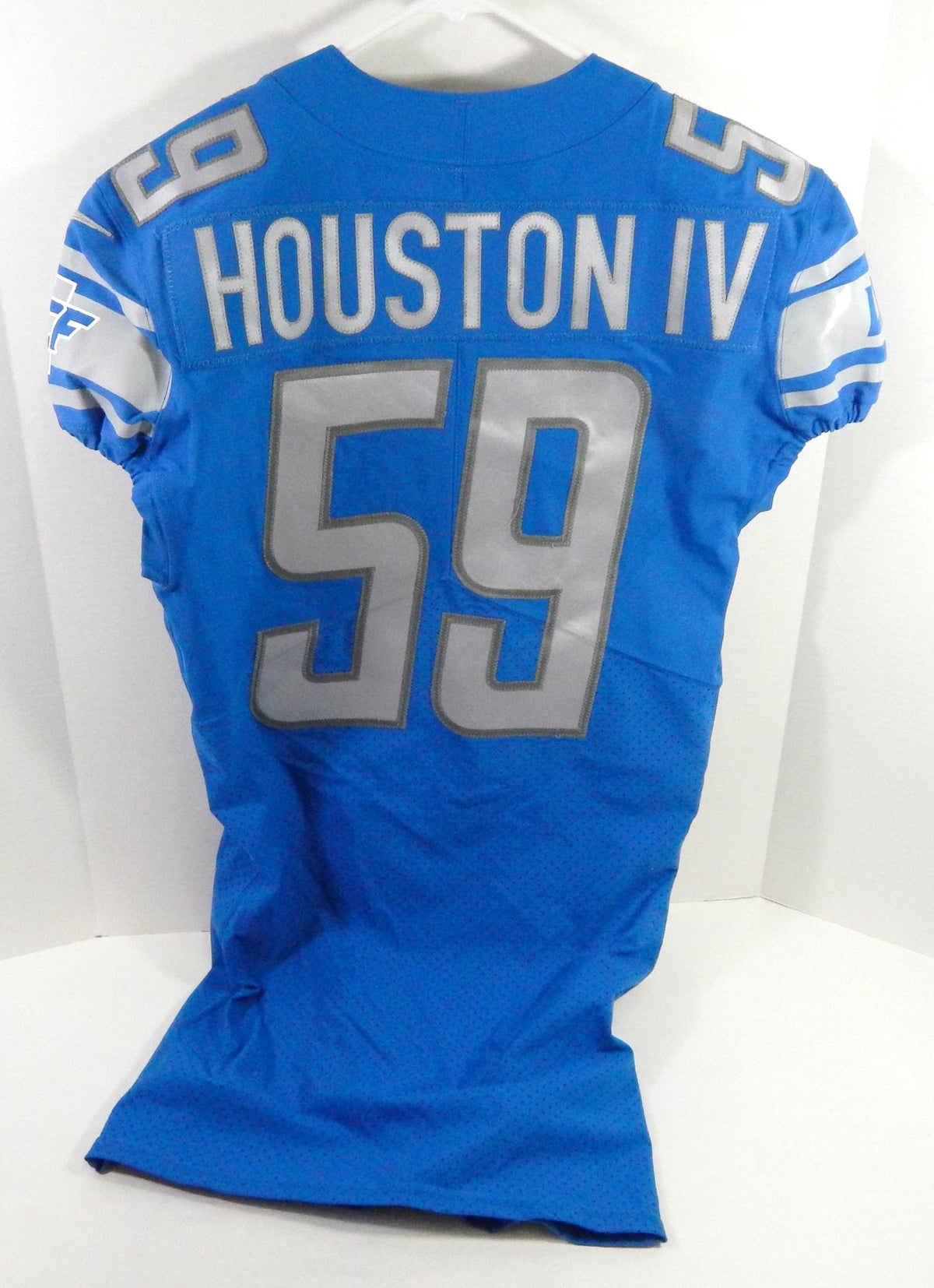 2018 Detroit Lions James Houston #59 Game Issued Blue Jersey 40 DP62742 - DP62742
