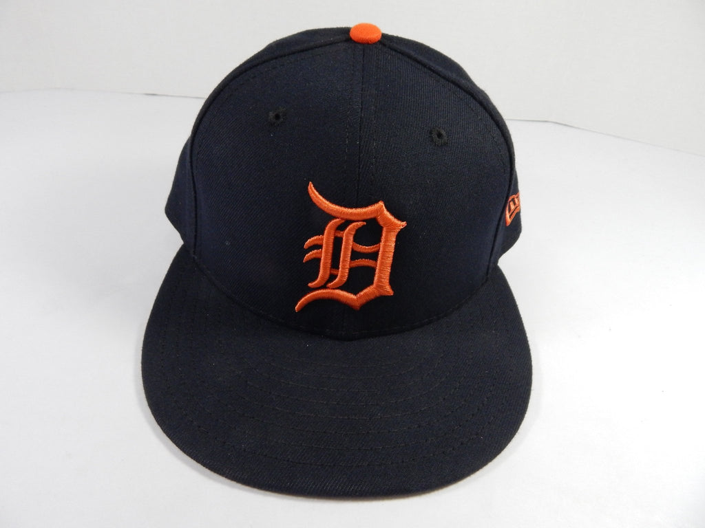 2018 Detroit Tigers Buck Farmer #45 Game Issued Pos Used Navy Hat 7.25 DP49793 - DP49793