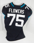 2018 Jacksonville Jaguars Ereck Flowers #75 Game Issued Black Jersey 48 DP58918 - DP58918