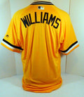 2018 Pittsburgh Pirates Trevor Williams # Game Issued Yellow Jersey 1979 TBTC - PITT33591