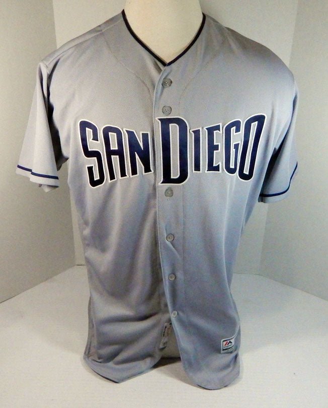 2018 San Diego Padres Doug Bochtler #45 Game Issued Grey Jersey SDP0960 - SDP0960