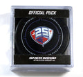 2018 South Carolina Stingrays 25 ECHL 30th Anniversary Game Puck New in Cube - 5106046S
