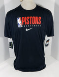 2019-20 Detroit Pistons Team Issued Black Training Shirt CD2734-010 2XLT 65S - 712165S