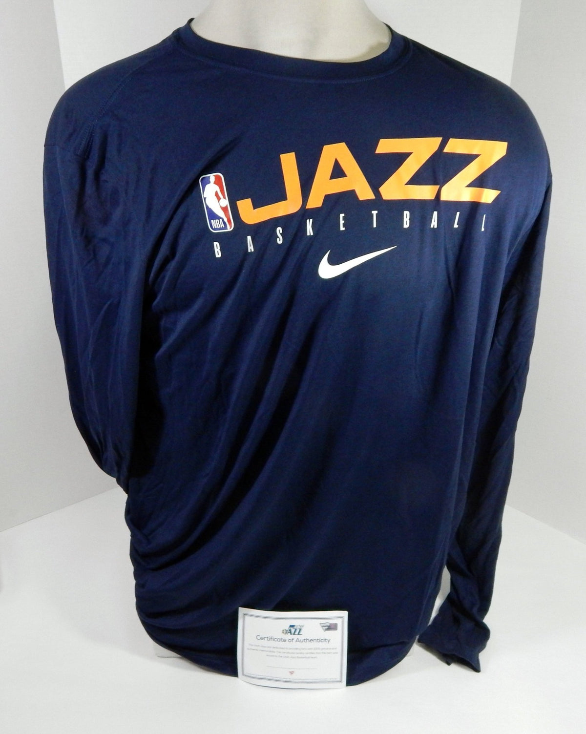 2019-20 Utah Jazz Team Issued Navy Training Shirt 2XL DP56584 - DP56584