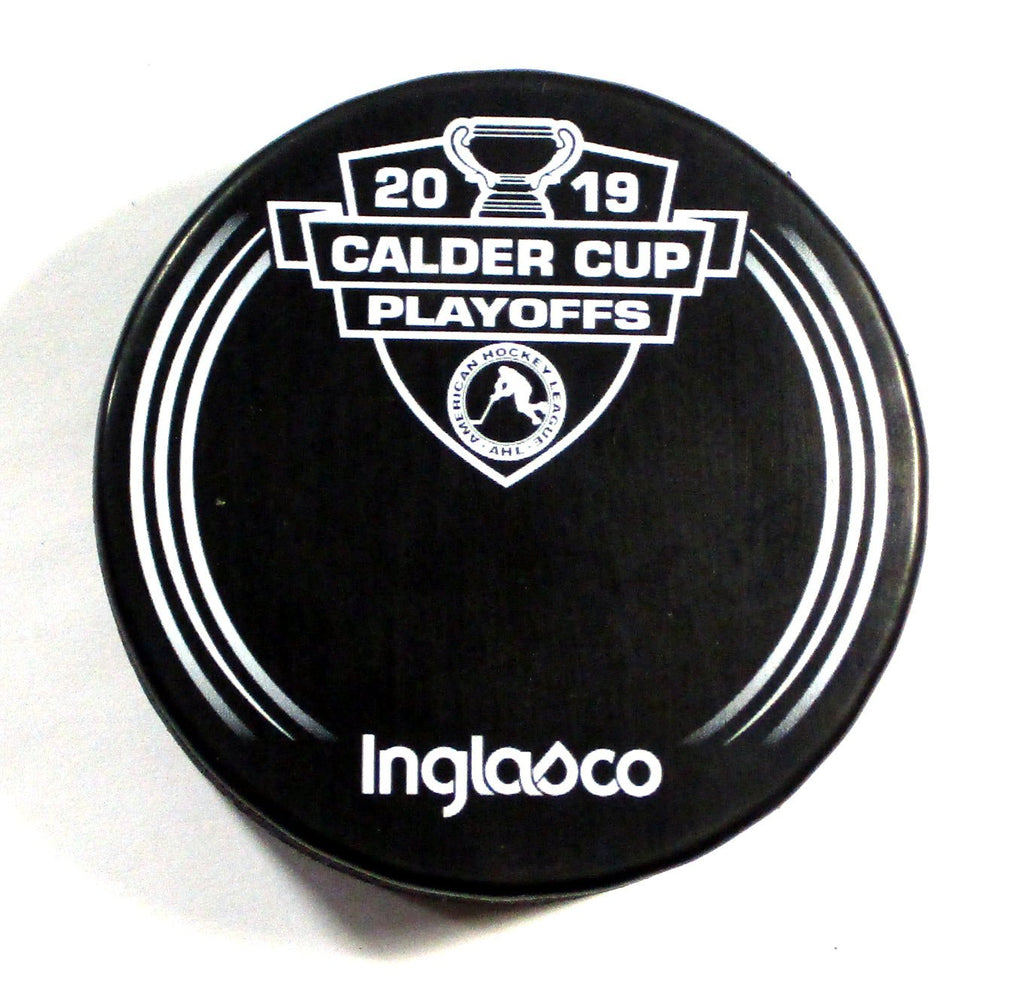 2019 Calder Cup Champions Charlotte Checkers Official AHL Game Puck - 5105896S