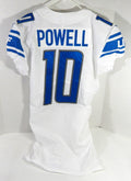 2019 Detroit Lions Brandon Powell #10 Game Issued White Jersey 40 DP59900 - DP59900