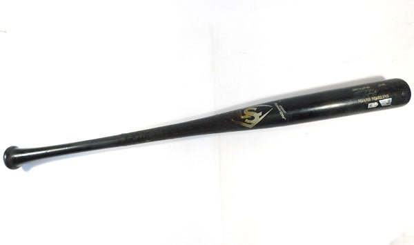 2019 J.T. Riddle Game-Used LS Prime 33.5 Bat Marlins vs. SL Cardinals 6-10-19 - DM86783