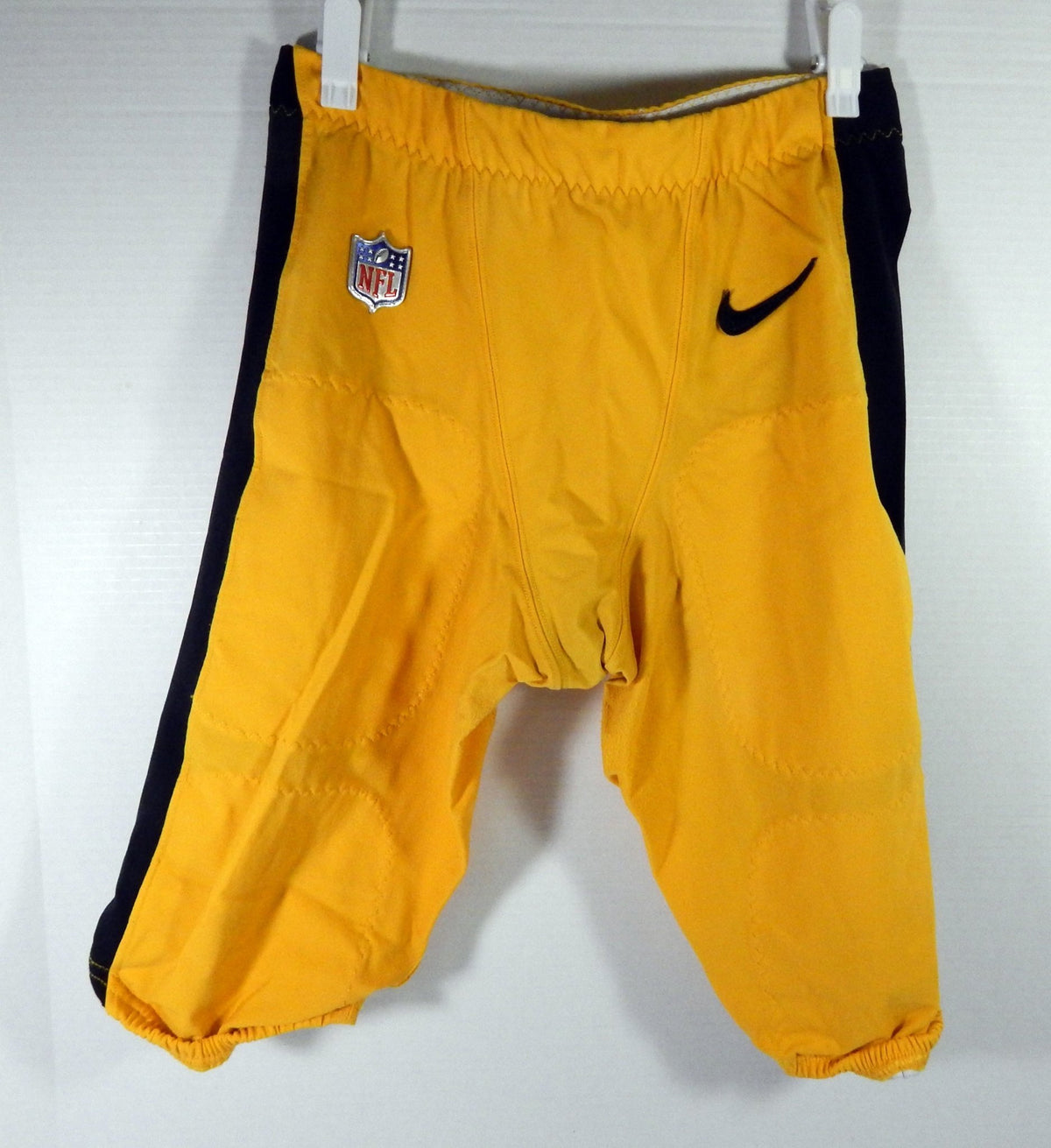 2019 Pittsburgh Steelers Deon Cain #17 Game Used Yellow Pants 32 DP56529 - DP56529