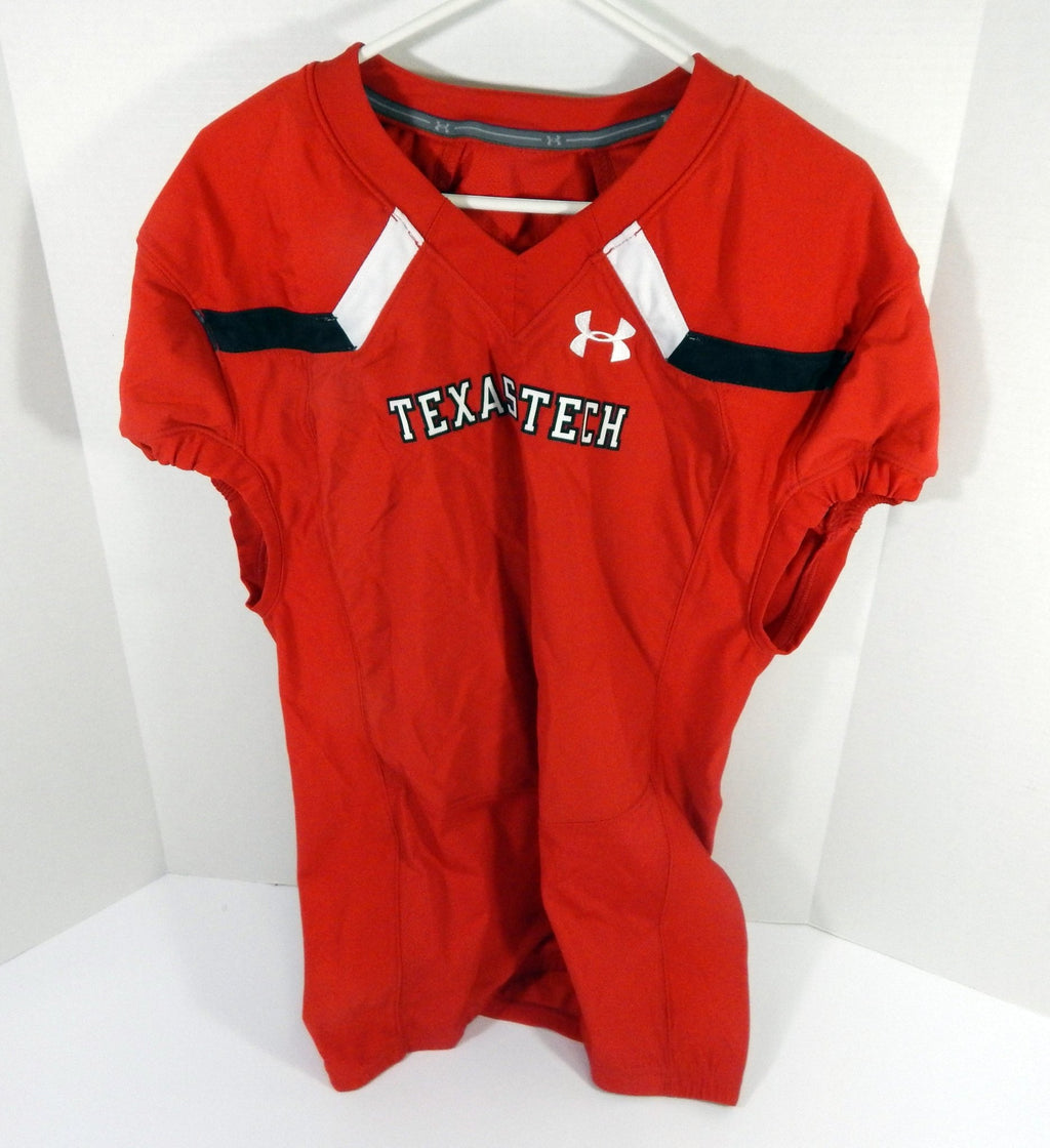 2019 Texas Tech Red Raiders Blank GameIssued Red Jersey 46 DP47755 - DP47755