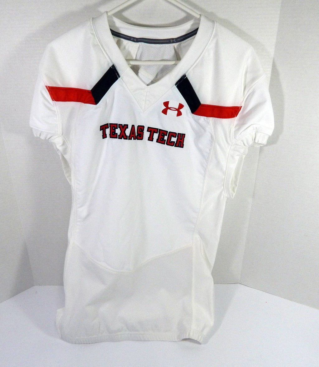 2019 Texas Tech Red Raiders Blank GameIssued White Jersey 44 DP48427 - DP48427