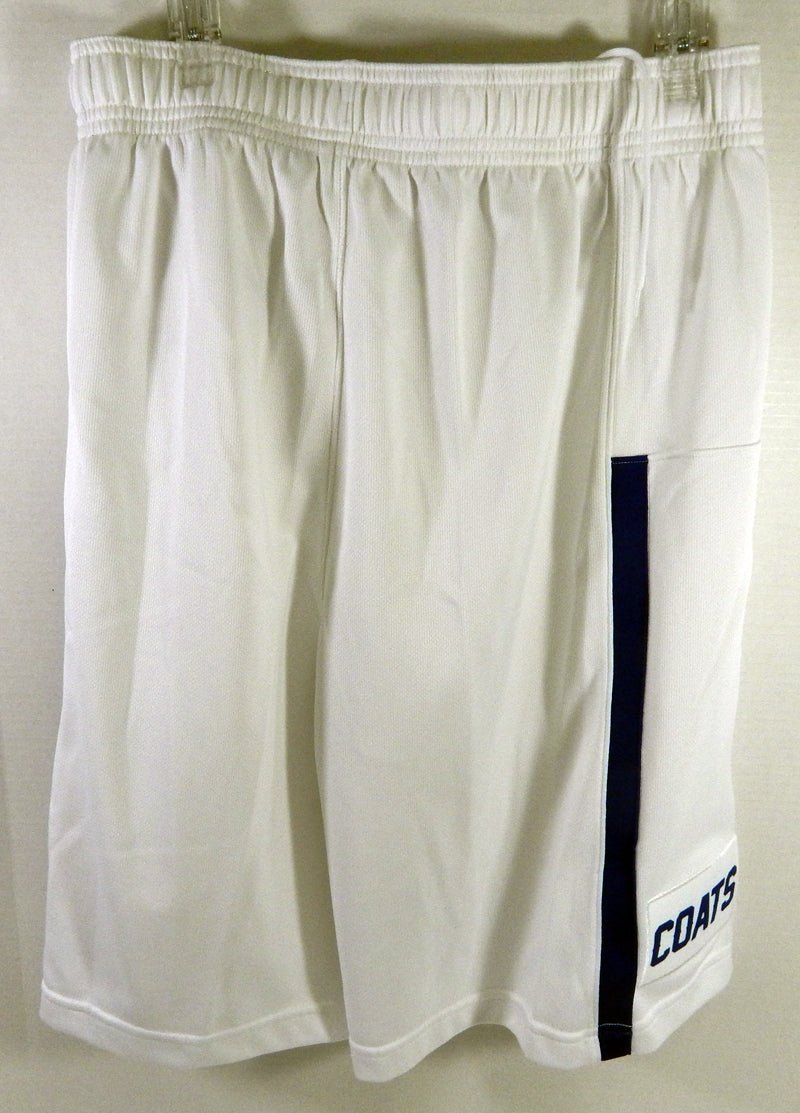2020-21 Delaware Blue Coats Brandon Sampson #20 Game Used White Shorts 38 62995 - DP62995