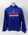 2020-21 Detroit Pistons Team Issued Blue Training Hoodie Sweatshirt 95 XLT 05S - 712205S
