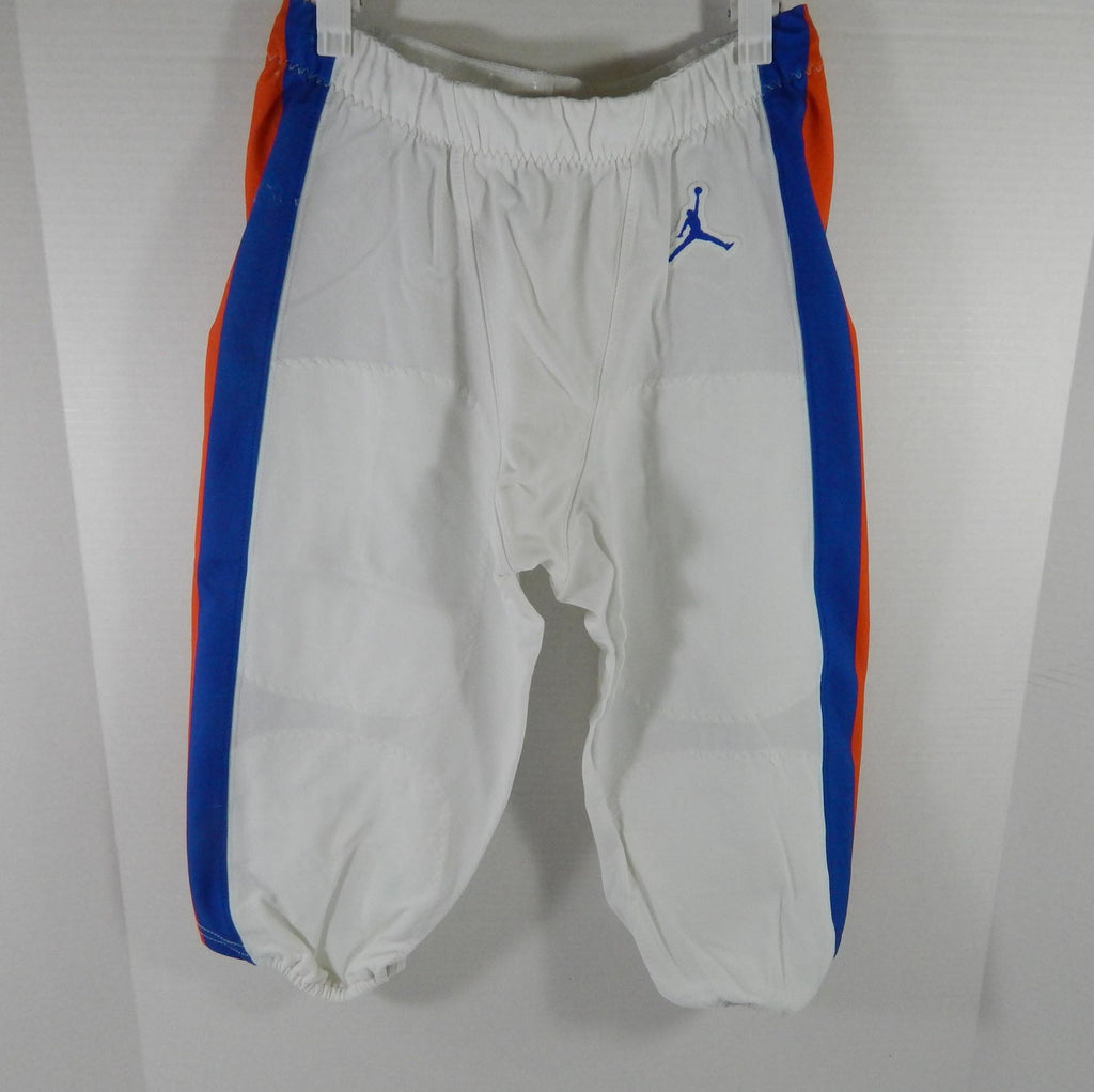 2020-21 Florida Gators #13 Game Used White Pants 1960s Throwback 30 DP53384 - DP53384