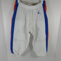 2020-21 Florida Gators #13 Game Used White Pants 1960s Throwback 30 DP53384 - DP53384