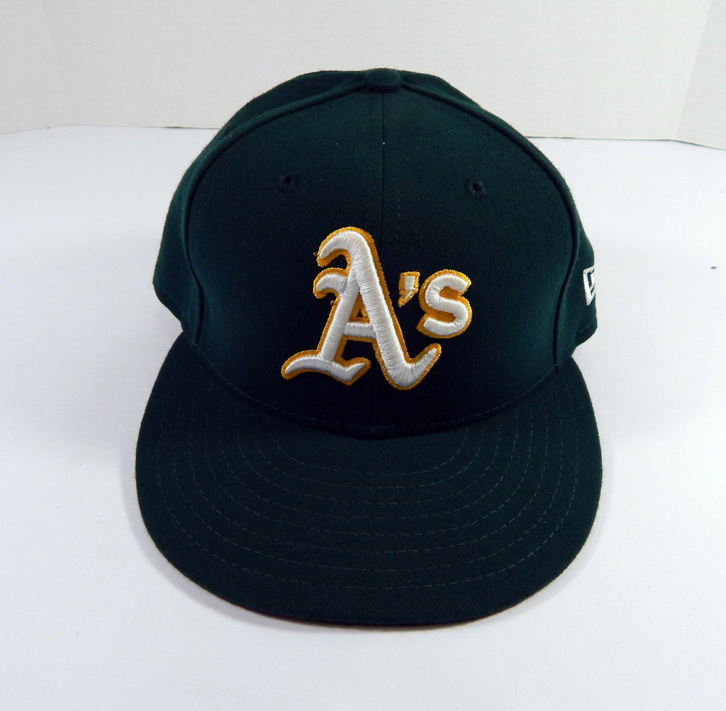 2020 Oakland A's Athletics Sean Murphy #12 Game Issued Dark Green Hat 7.25 53 - DP43553